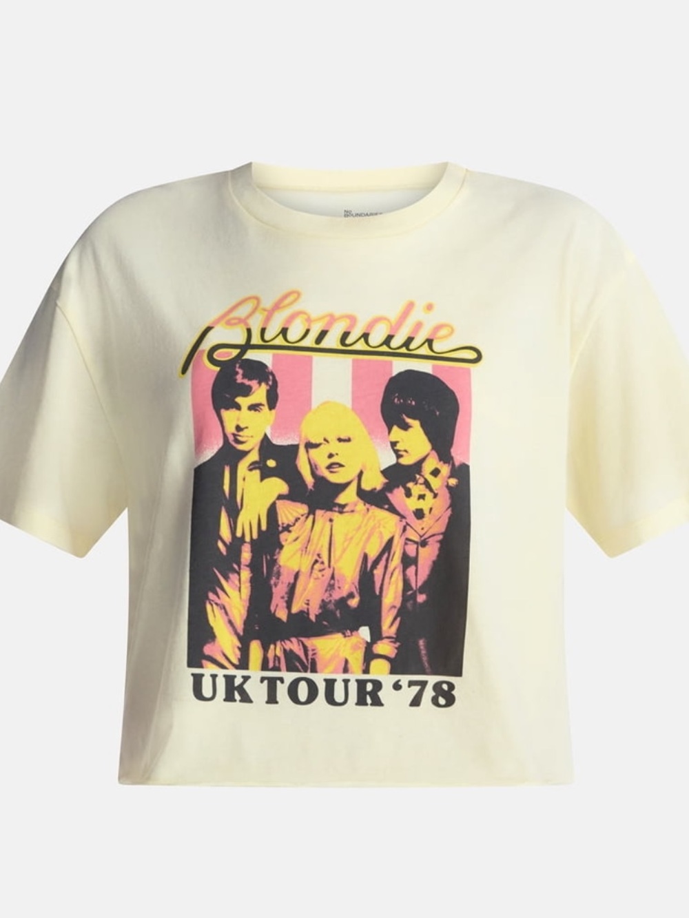 No Boundaries Blondie UK Tour Women's Graphic Boyfriend
Tee